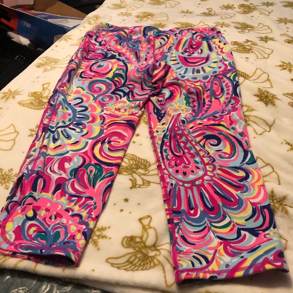 EUC Lilly Pultizer Vibrant Luxletic Leggings